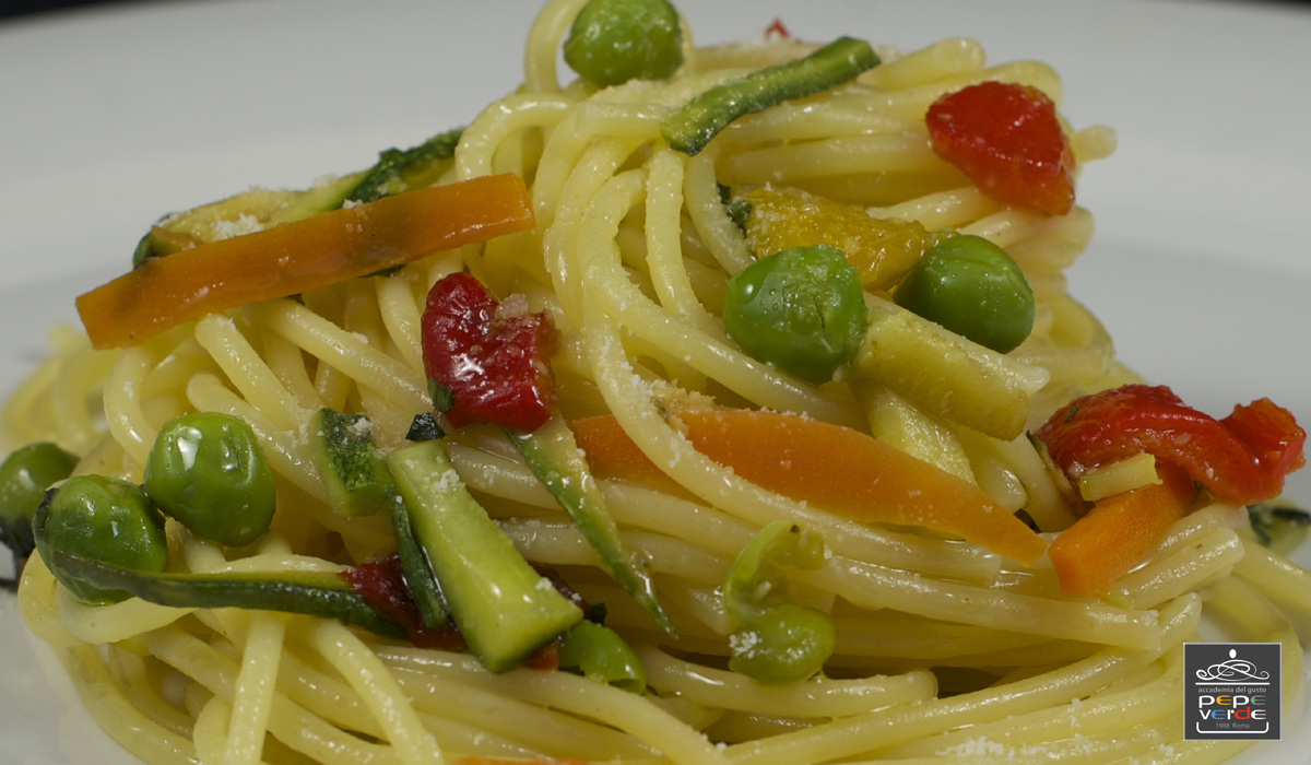 Spaghetti saporiti alle verdure